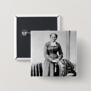 Harriet Tubman Conductor Underground Railroad 15 Cm Square Badge