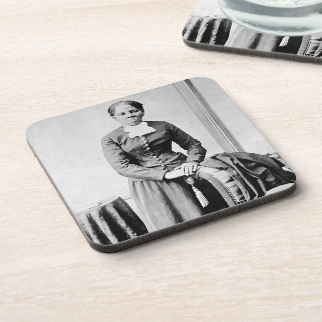 Harriet Tubman Conductor Underground Railroad Coaster (Left Side)