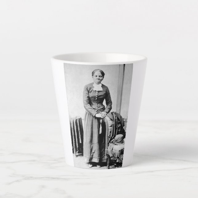 Harriet Tubman Conductor Underground Railroad Latte Mug (Front)