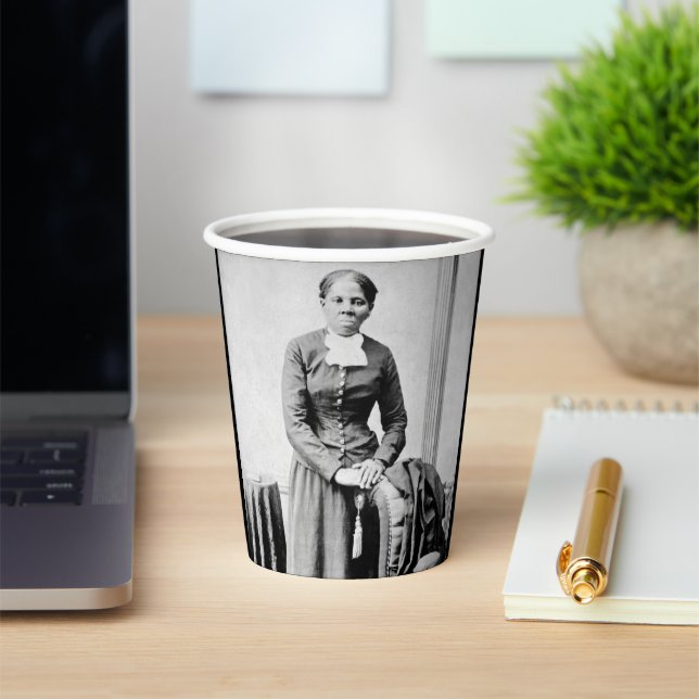 Harriet Tubman Conductor Underground Railroad Paper Cups (Insitu)