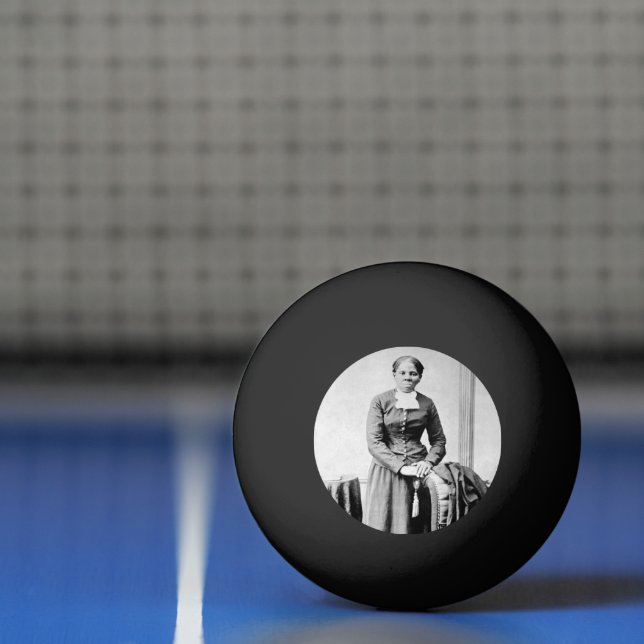 Harriet Tubman Conductor Underground Railroad Ping Pong Ball (Net)