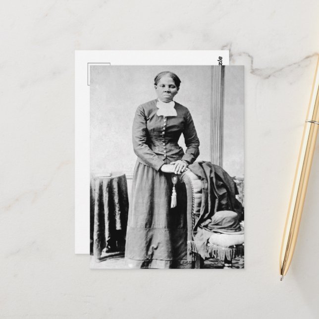 Harriet Tubman Conductor Underground Railroad Postcard (Front/Back In Situ)