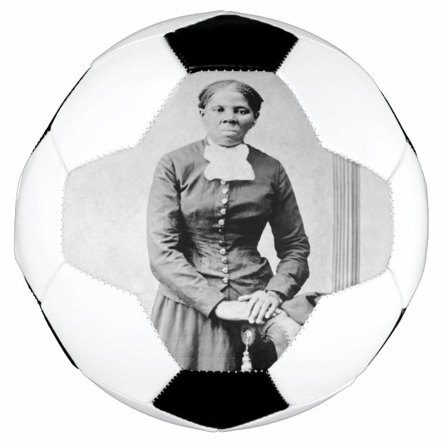 Harriet Tubman Conductor Underground Railroad Soccer Ball (Front)