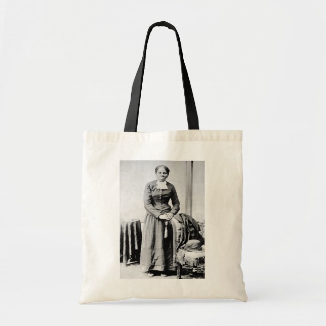 Harriet Tubman Conductor Underground Railroad Tote Bag (Front)