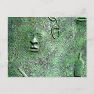 Harriet Tubman in Bronze Postcard