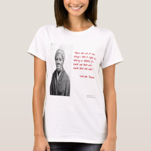 Harriet Tubman "Liberty Or Death" Quote Gifts T-Shirt