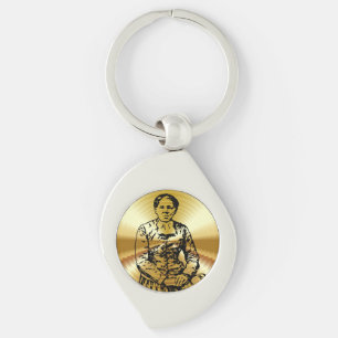 Harriet Tubman portrait Key Ring