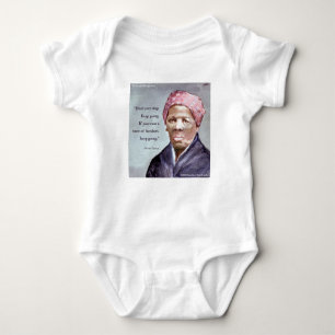 Harriet Tubman & Quote Baby Bodysuit