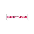Harriet Tubman Self Inking Rubber Stamp