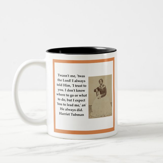 Harriet Tubman Two-Tone Coffee Mug (Left)