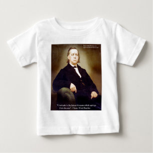 Harriet Ward Beecher Gratitude Quote Wisdom Gifts Baby T-Shirt