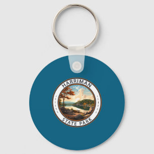 Harriman State Park New York Badge _1 Key Ring