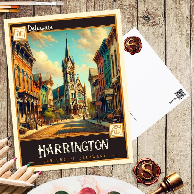 Harrington, Delaware | Vintage Postcard (Creator Uploaded)
