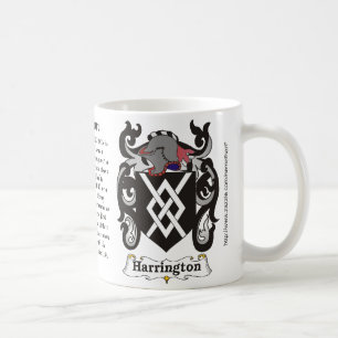 Harrington Family Coat of Arms mug
