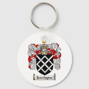HARRINGTON FAMILY CREST -  HARRINGTON COAT OF ARMS KEY RING