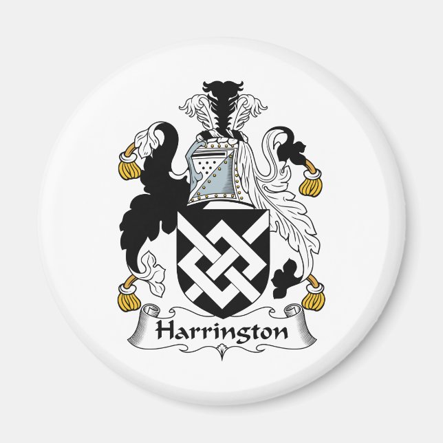 Harrington Family Crest Magnet (Front)