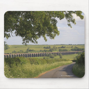 Harringworth Viaduct, Rutland.  Also known as Mouse Pad