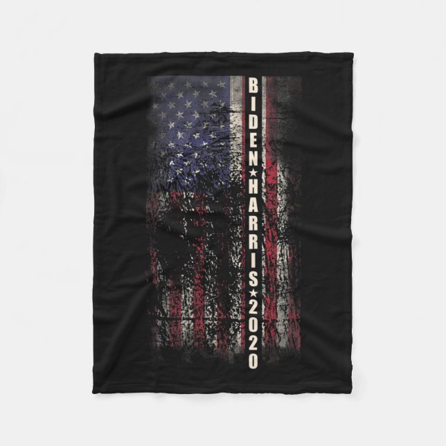 Harris 2020 12  fleece blanket (Front)