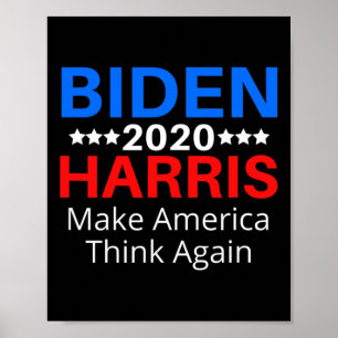 Harris 2020 Election Funny Humour Democrat Preside Poster