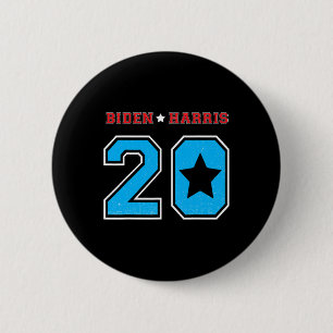 Harris 2020 Election Vintage Football Jersey Style 6 Cm Round Badge