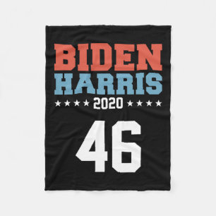 Harris 2020 Jersey Style 46 President Usa Fleece Blanket