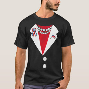 Harris 2020 Pantsuit Costume Election Funny Hallow T-Shirt