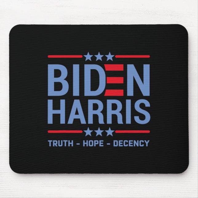 Harris 2020 Truth Hope Decency  Mouse Pad (Front)