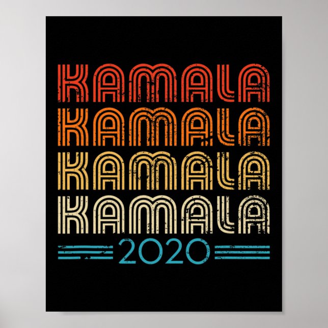 Harris 2020 Vintage Style  Poster (Front)