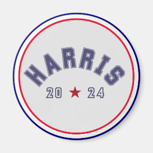 Harris 2024 Athletic Word Art Magnet
