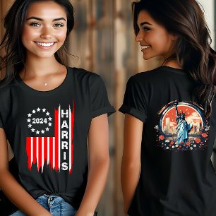 Harris 2024: Bold Support for the Election Tri-Blend Shirt