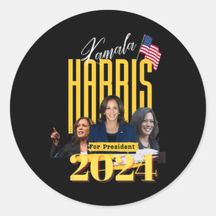 Harris 2024 classic round sticker