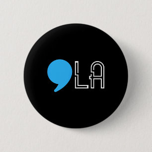 Harris 2024 Election Funny Comma 6 Cm Round Badge