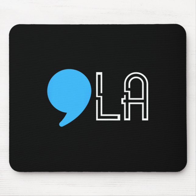 Harris 2024 Election Funny Comma  Mouse Pad (Front)