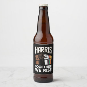 Harris 2024 Election LGBT Kamala Harris 2024 Beer Bottle Label