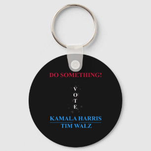 Harris 2024 Election - Michelle Obama Do Something Key Ring