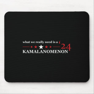 Harris 2024 Election Supporter Design Kamalanomeno Mouse Pad