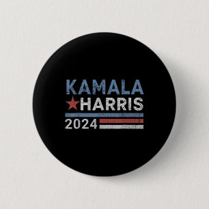 Harris 2024 For President Election Campaign 6 Cm Round Badge
