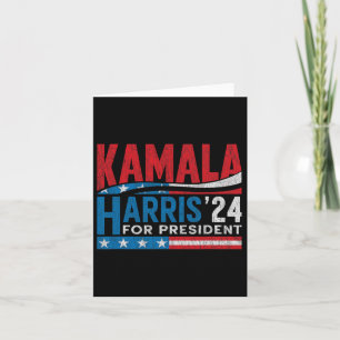 Harris 2024 For President Election Voting For Kama Card