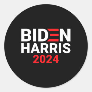 Harris 2024 Joe Biden For President Classic Round Sticker