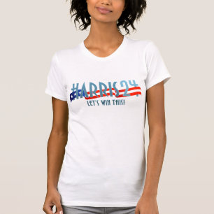 Harris 2024 Let's Win This Flag Ribbon T-Shirt