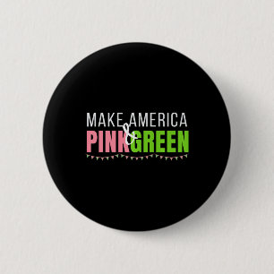 Harris 2024 Make America Pink And Green Kamala Har 6 Cm Round Badge