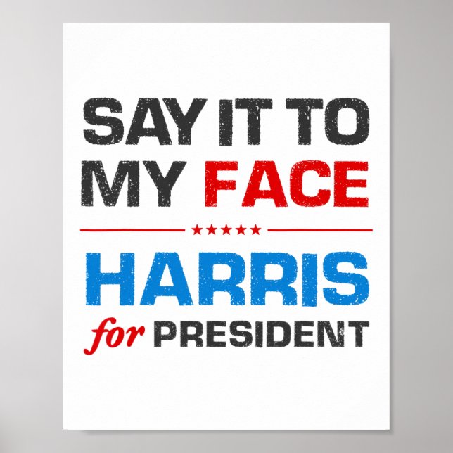 Harris 2024  poster (Front)