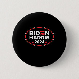 Harris 2024 President American Flag Joe Biden Kama 6 Cm Round Badge