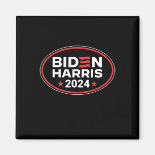Harris 2024 President American Flag Joe Biden Kama Magnet