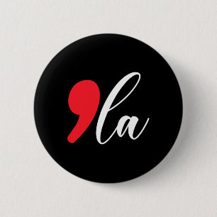 Harris 2024 President Comma La Funny 2 6 Cm Round Badge