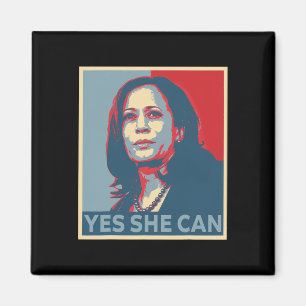 Harris 2024 President Election Kamala Yes She Can Magnet