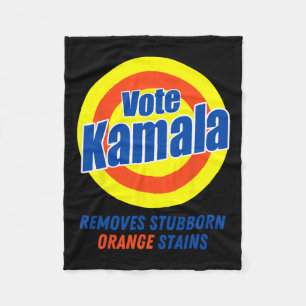 Harris 2024 Removes Stubborn Orange Stains 5  Fleece Blanket