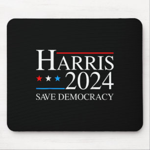 Harris 2024 Save Democratic Election Campaign Us F Mouse Pad