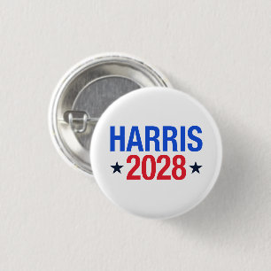 Harris 2028 Election Support Kamala for President 3 Cm Round Badge