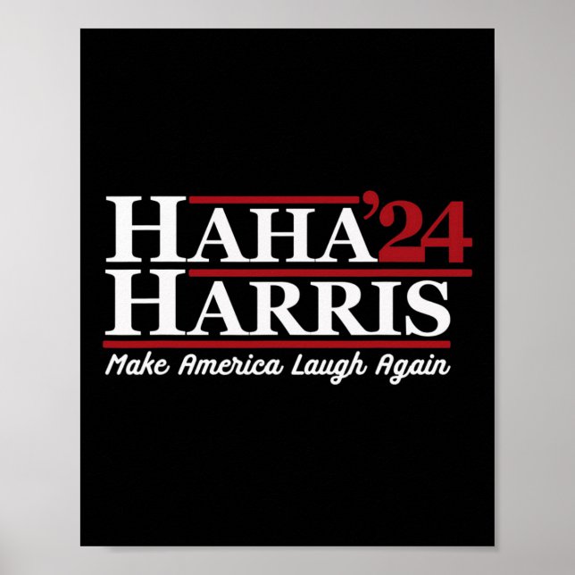 Harris 24 Make America Laugh Again  Poster (Front)